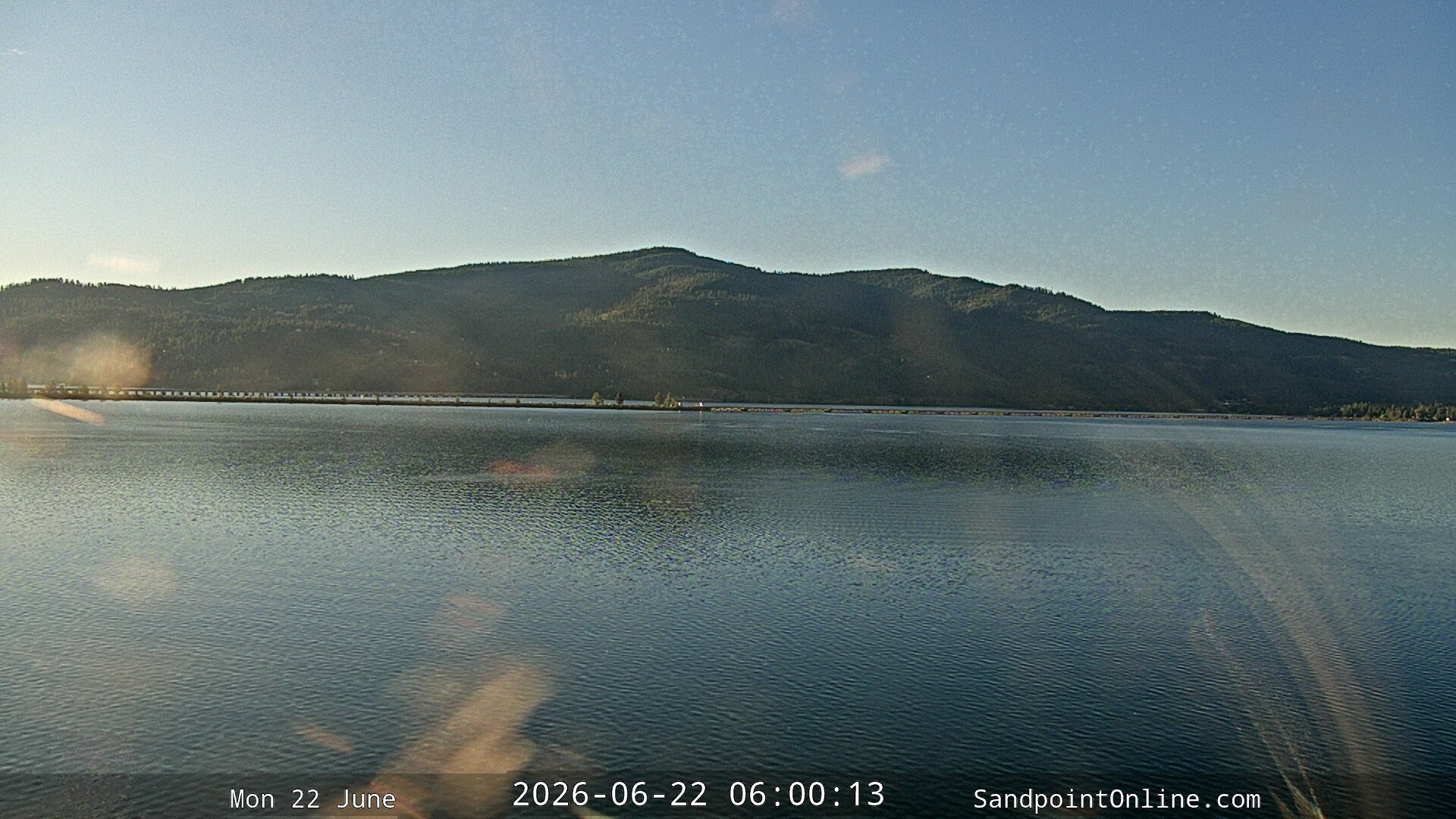 time-lapse frame, Sandpoint Online - Long Bridge webcam