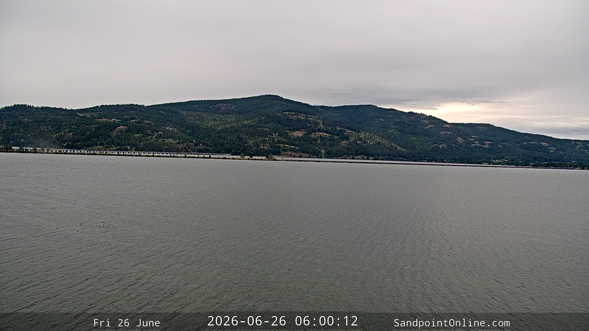 time-lapse frame, Sandpoint Online - Long Bridge webcam
