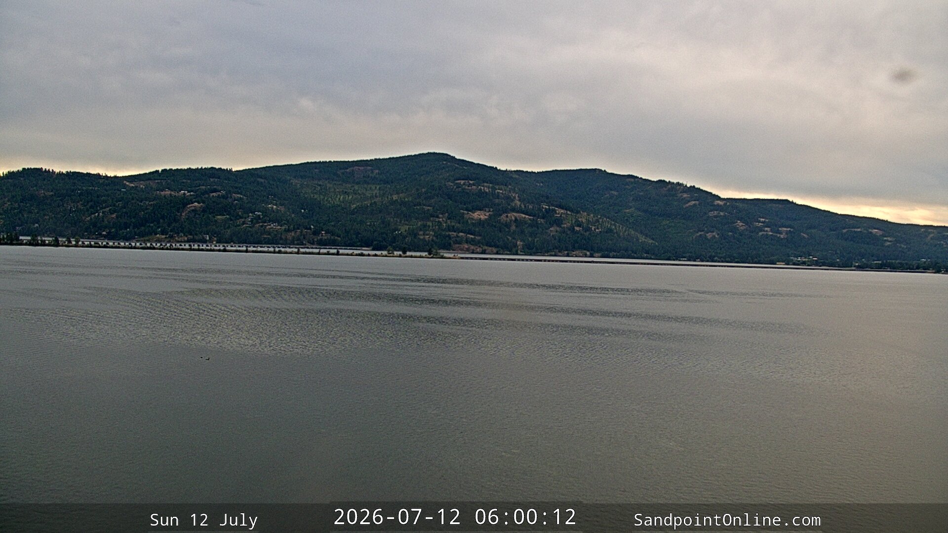 time-lapse frame, Sandpoint Online - Long Bridge webcam