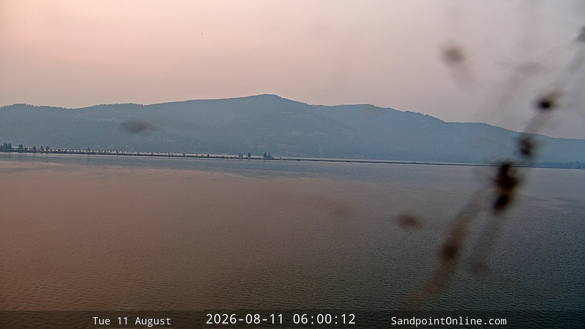 time-lapse frame, Sandpoint Online - Long Bridge webcam