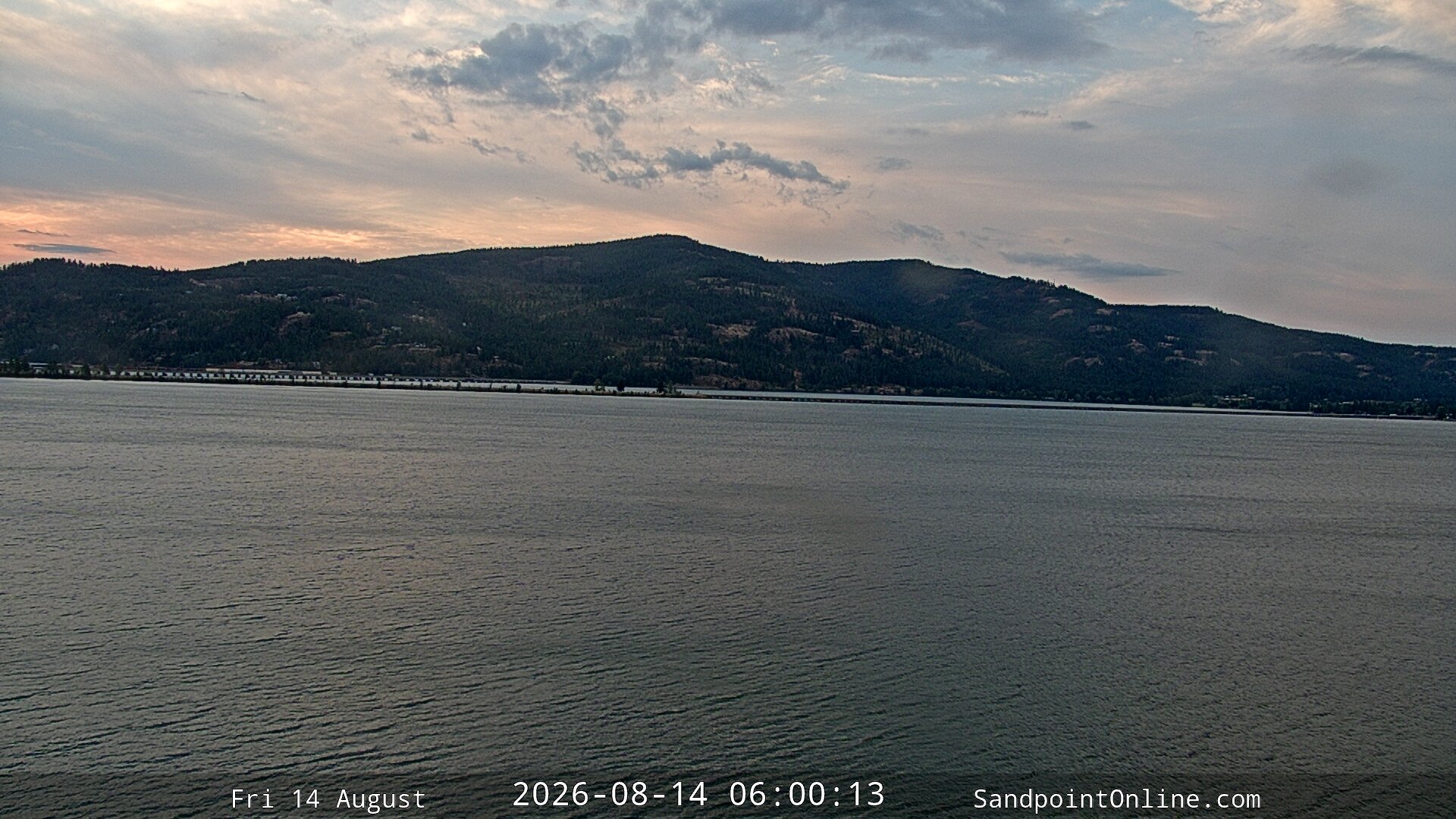 time-lapse frame, Sandpoint Online - Long Bridge webcam