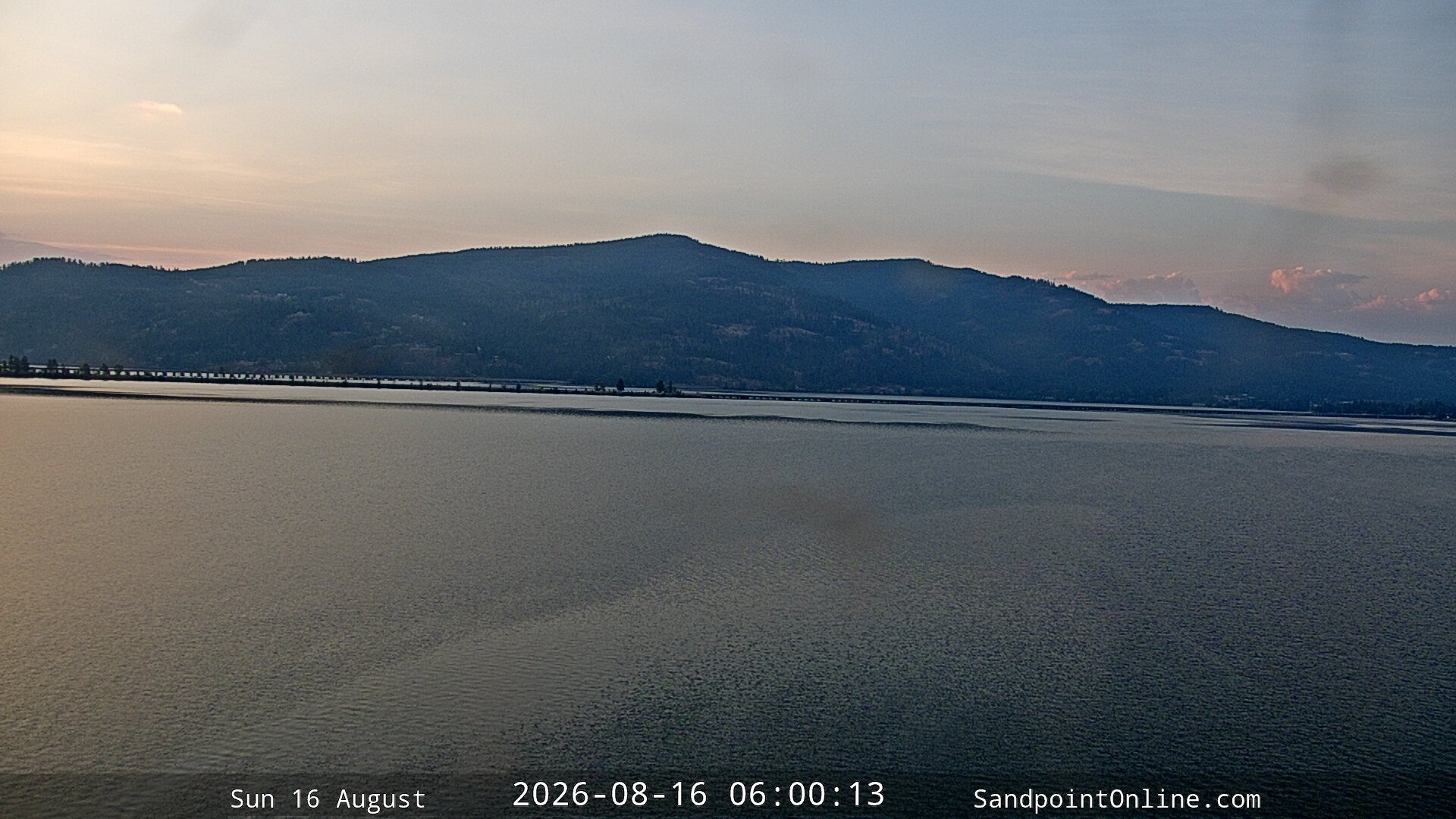 time-lapse frame, Sandpoint Online - Long Bridge webcam