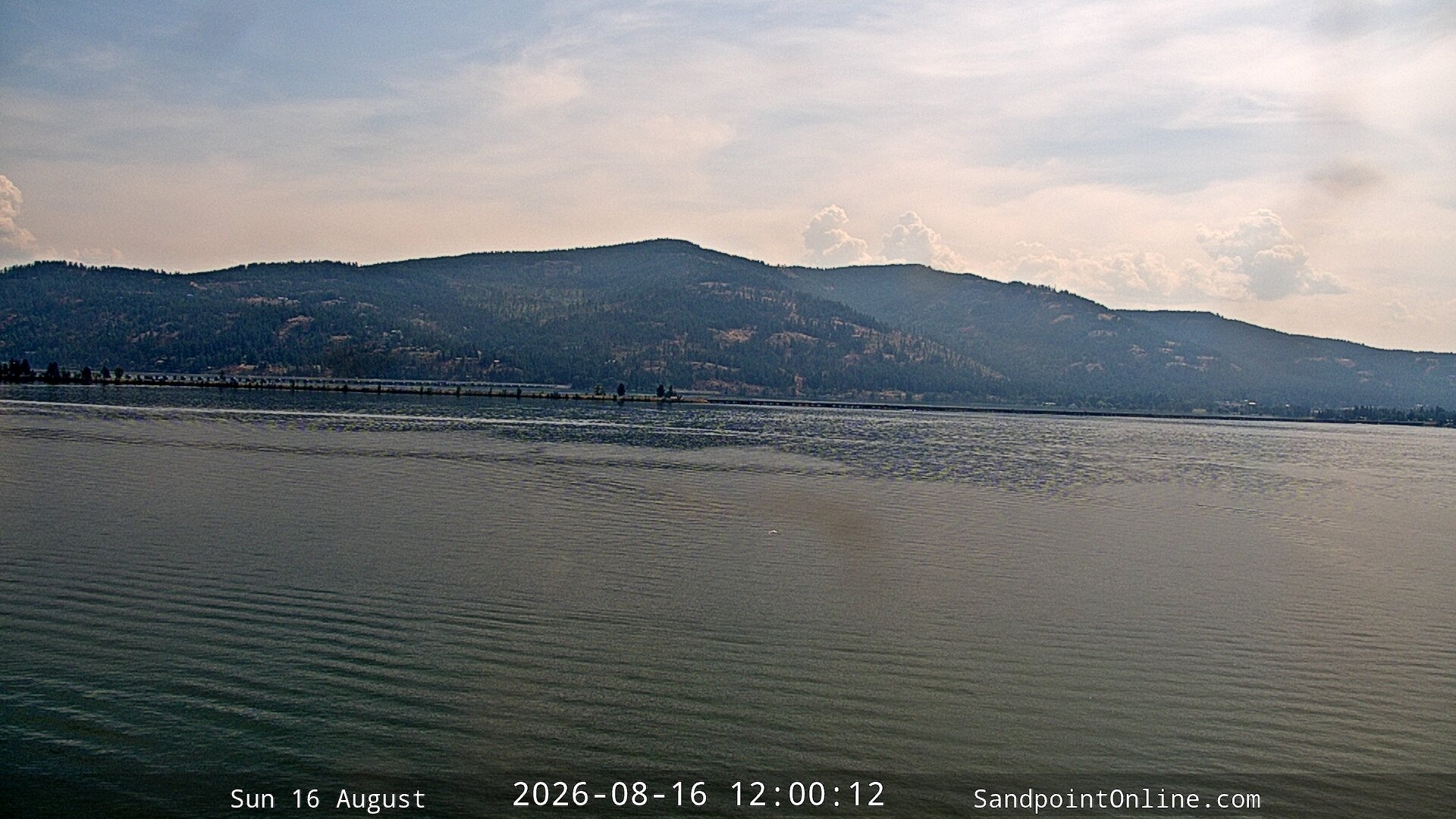 view from Sandpoint Online - Long Bridge on 2026-08-16