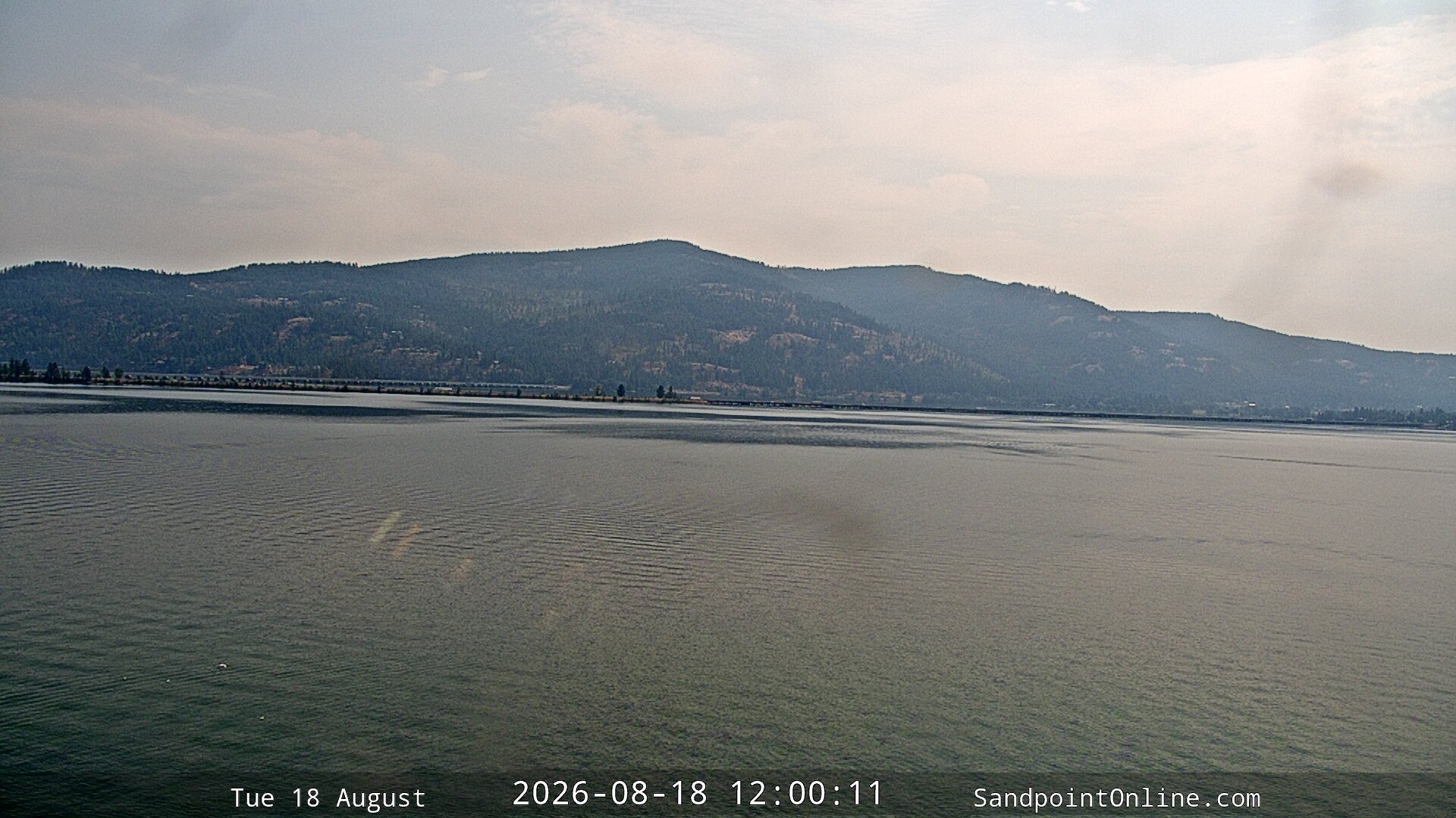 view from Sandpoint Online - Long Bridge on 2026-08-18