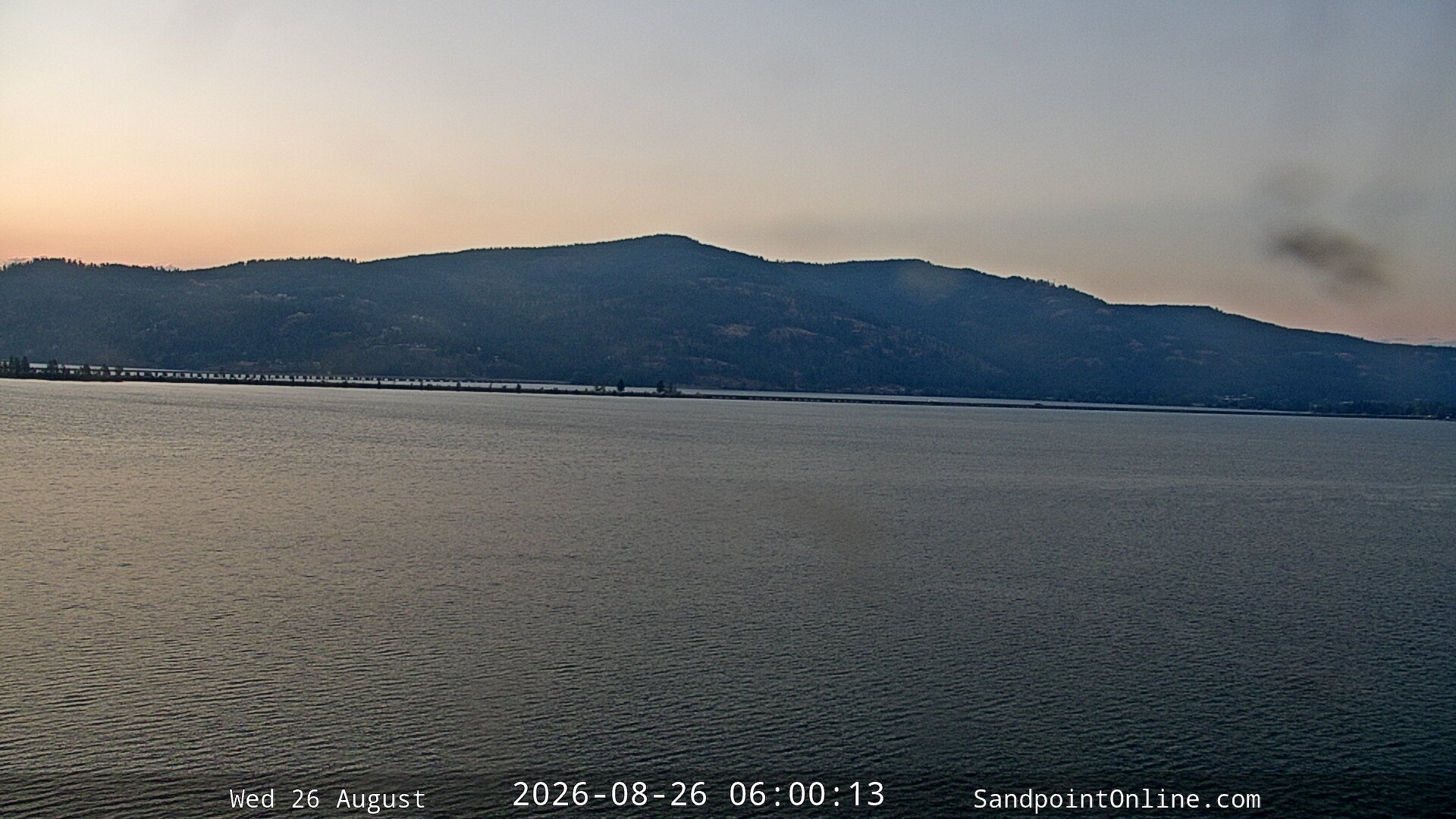 time-lapse frame, Sandpoint Online - Long Bridge webcam