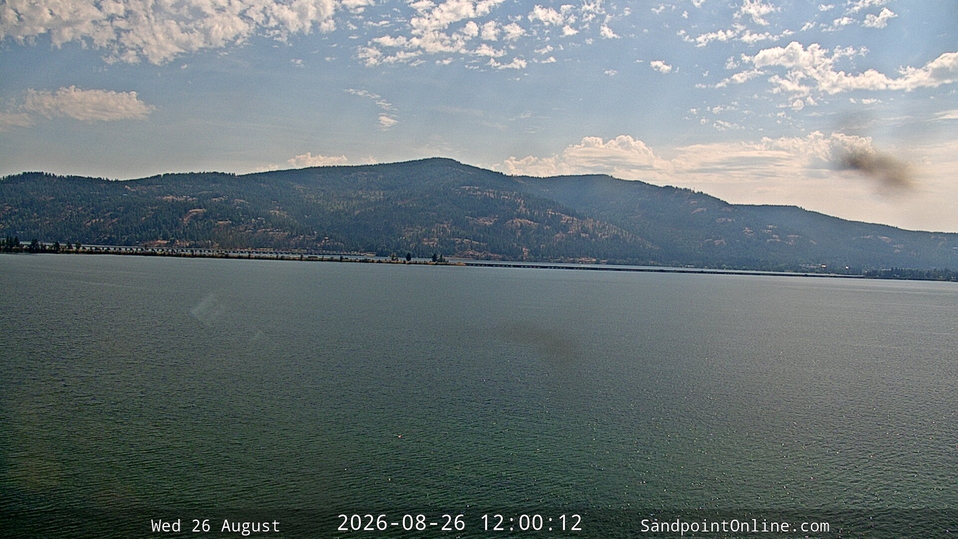 view from Sandpoint Online - Long Bridge on 2026-08-26