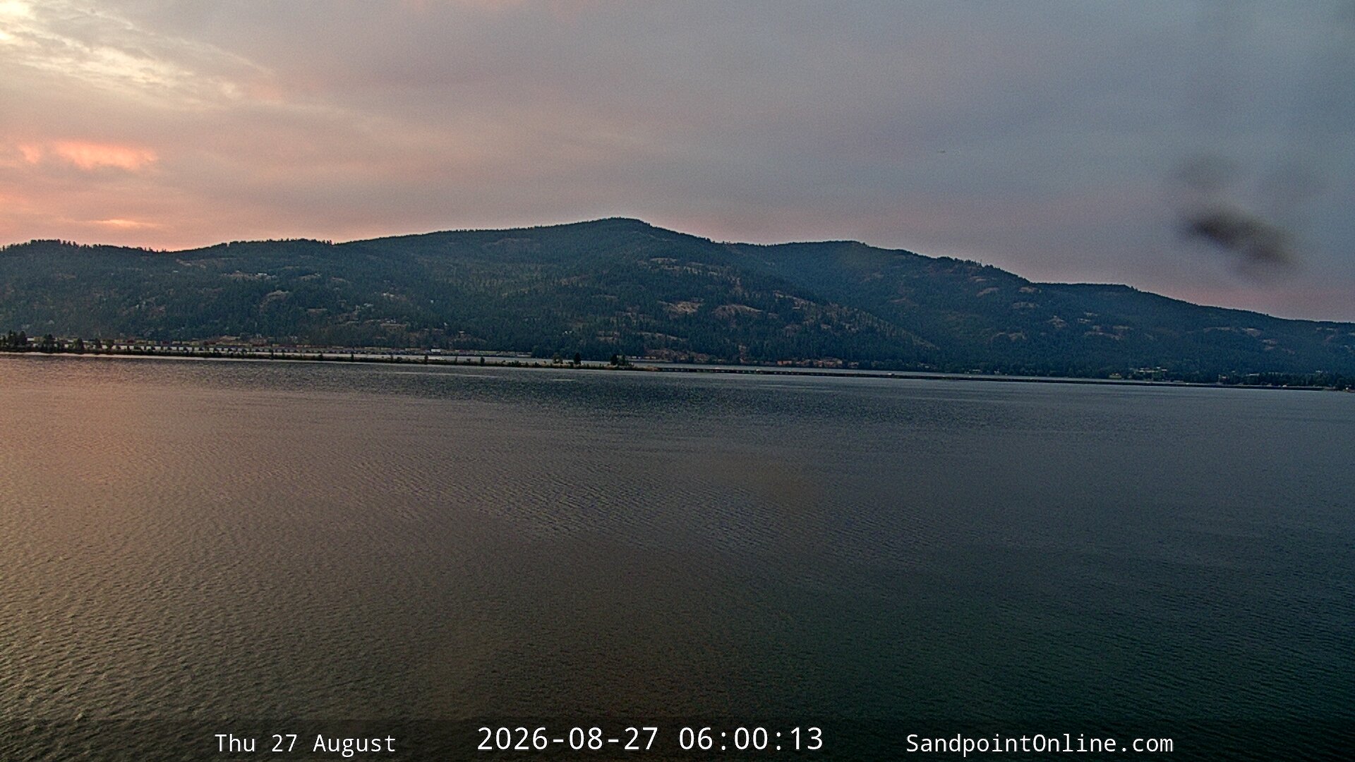 time-lapse frame, Sandpoint Online - Long Bridge webcam