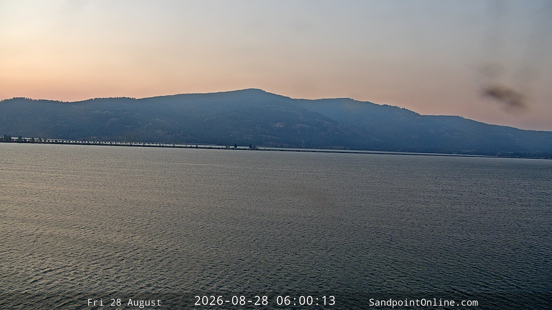 time-lapse frame, Sandpoint Online - Long Bridge webcam