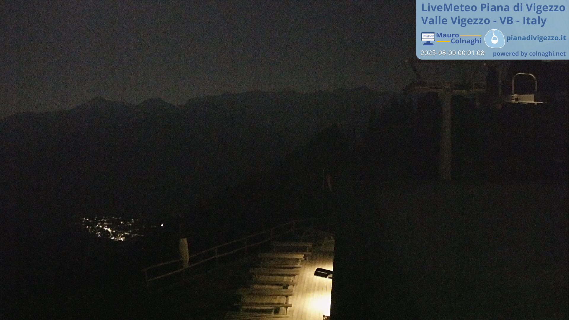 time-lapse frame, Piana di Vigezzo 1 webcam