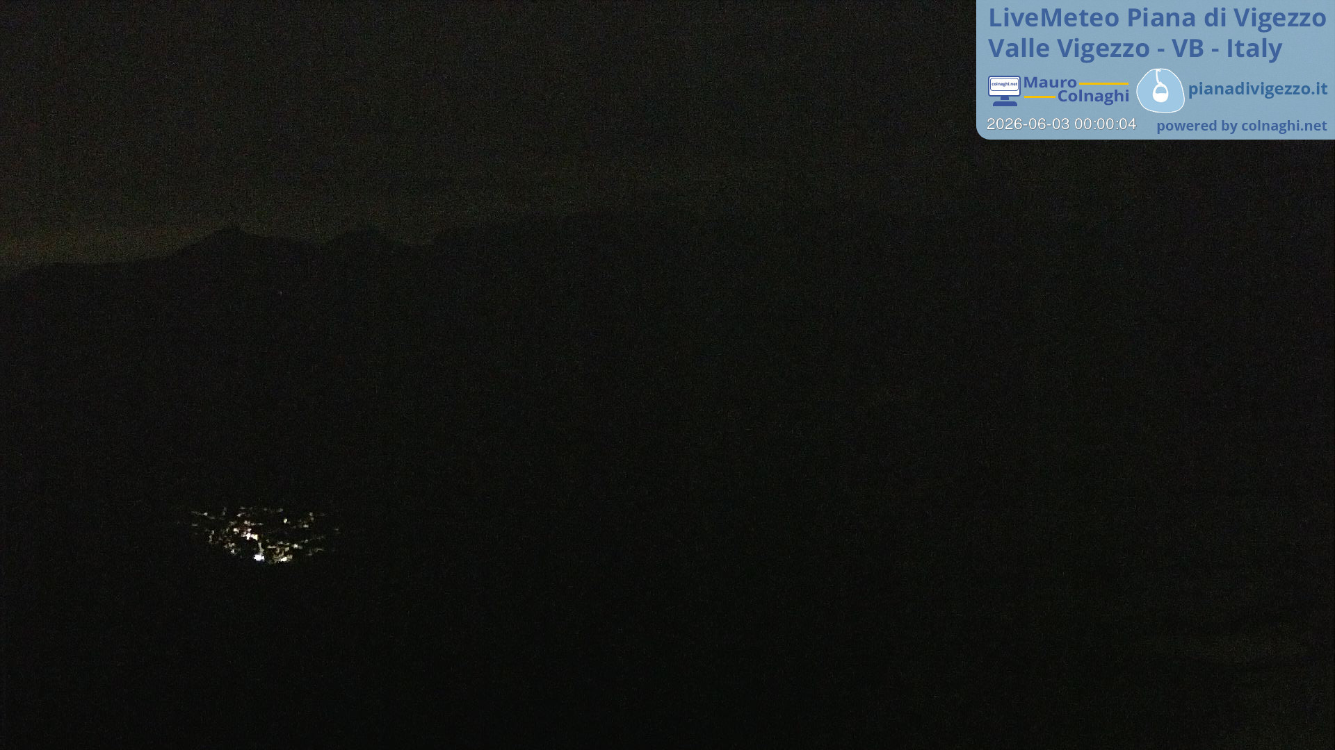 time-lapse frame, Piana di Vigezzo 1 webcam