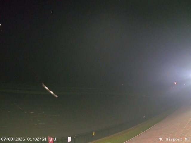 time-lapse frame, Mifflin County Airport (east) webcam