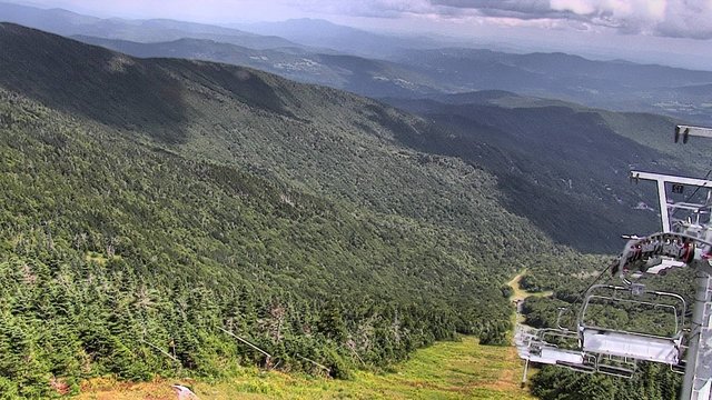 view from Sugarbush Lincoln Peak Scenic on 2026-08-24