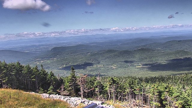 view from Sugarbush Lincoln Peak Scenic on 2026-08-29