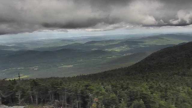 view from Sugarbush Lincoln Peak Scenic on 2026-09-04