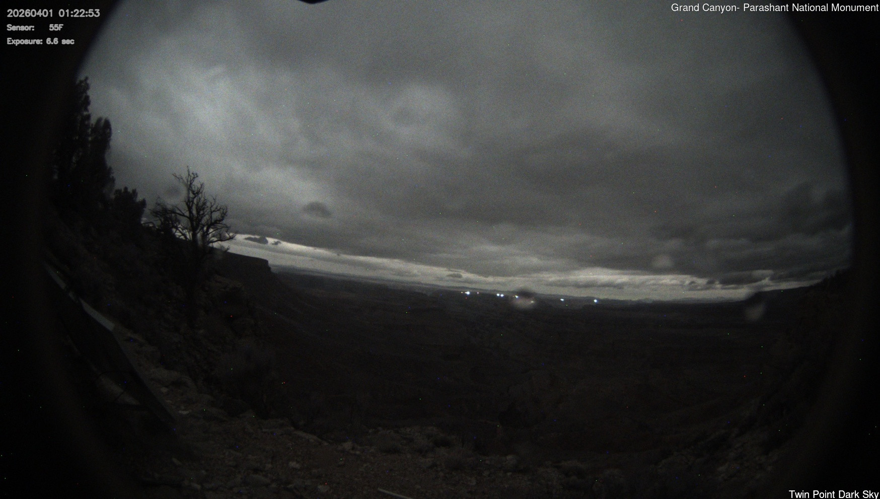 time-lapse frame, Twin Point - Dark Sky webcam
