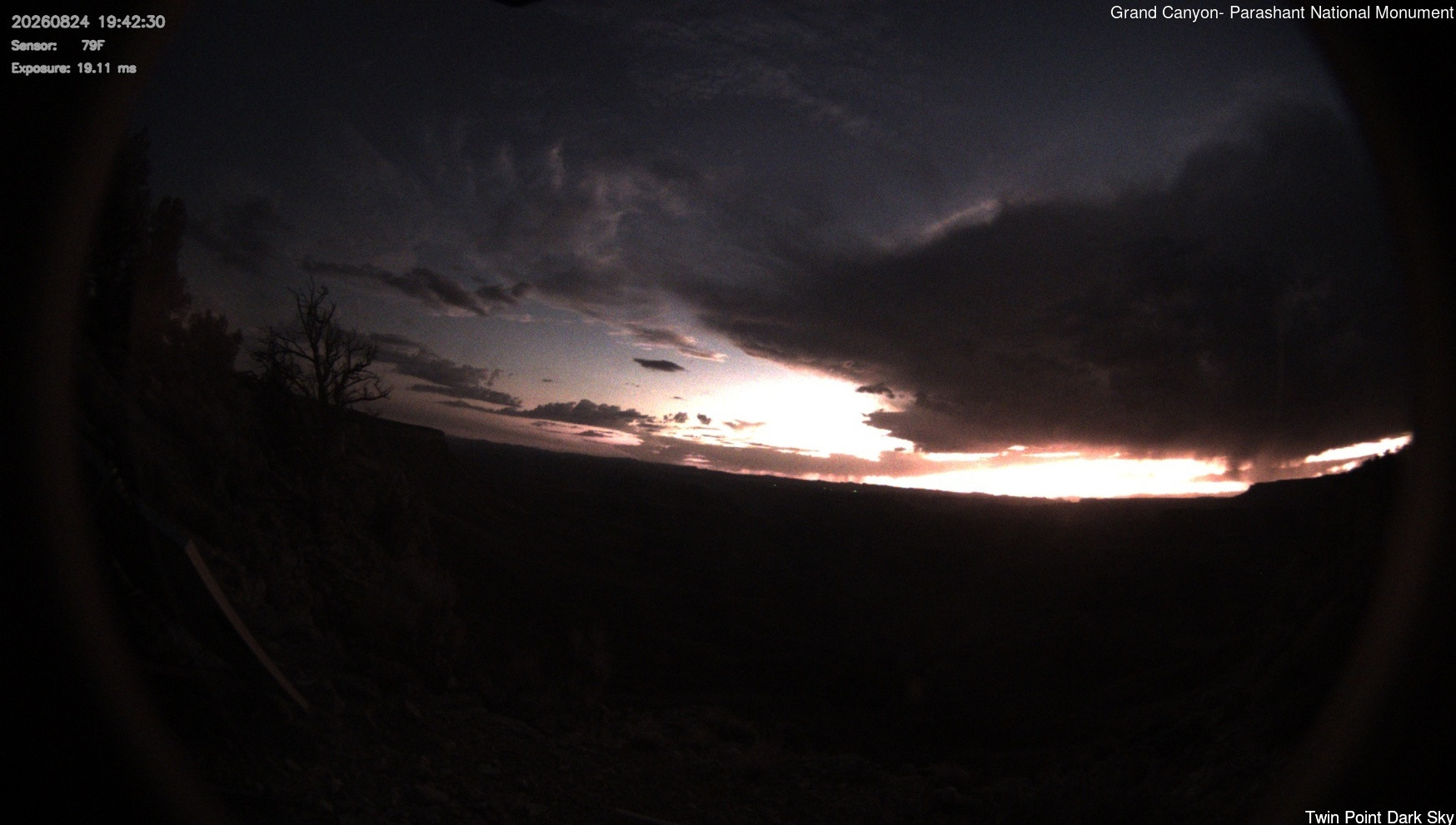 view from Twin Point - Dark Sky on 2026-08-24
