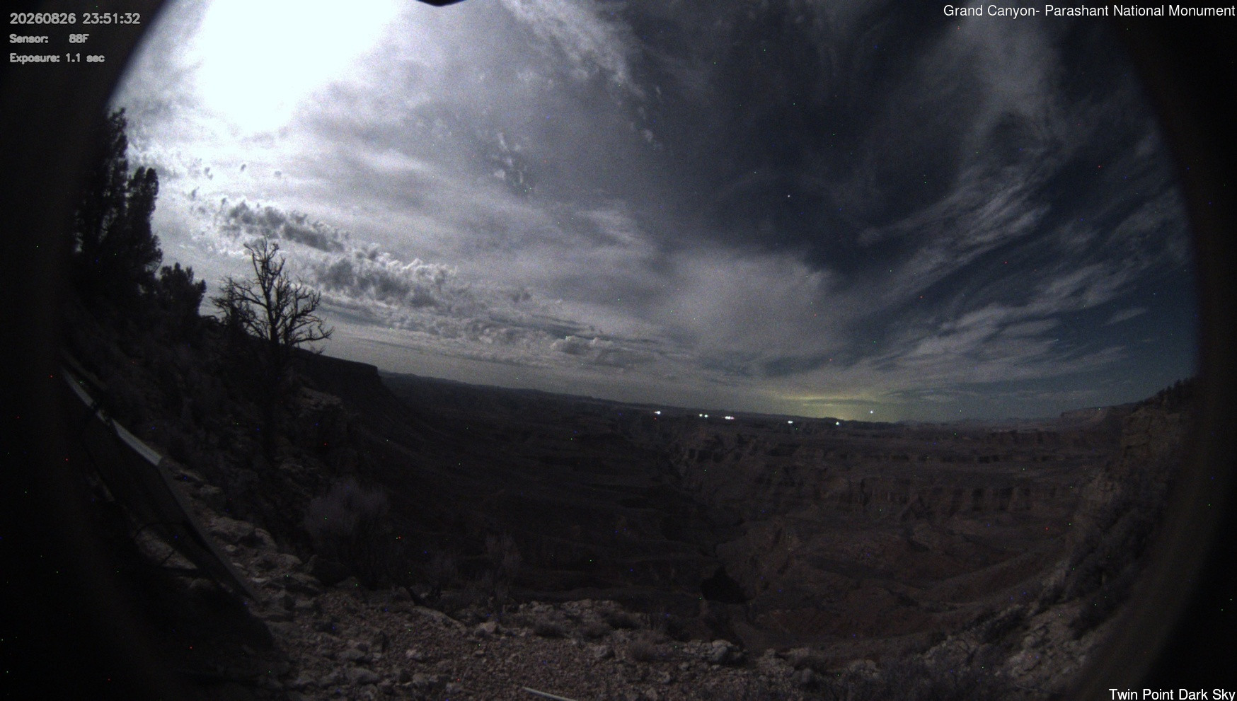 view from Twin Point - Dark Sky on 2026-08-26