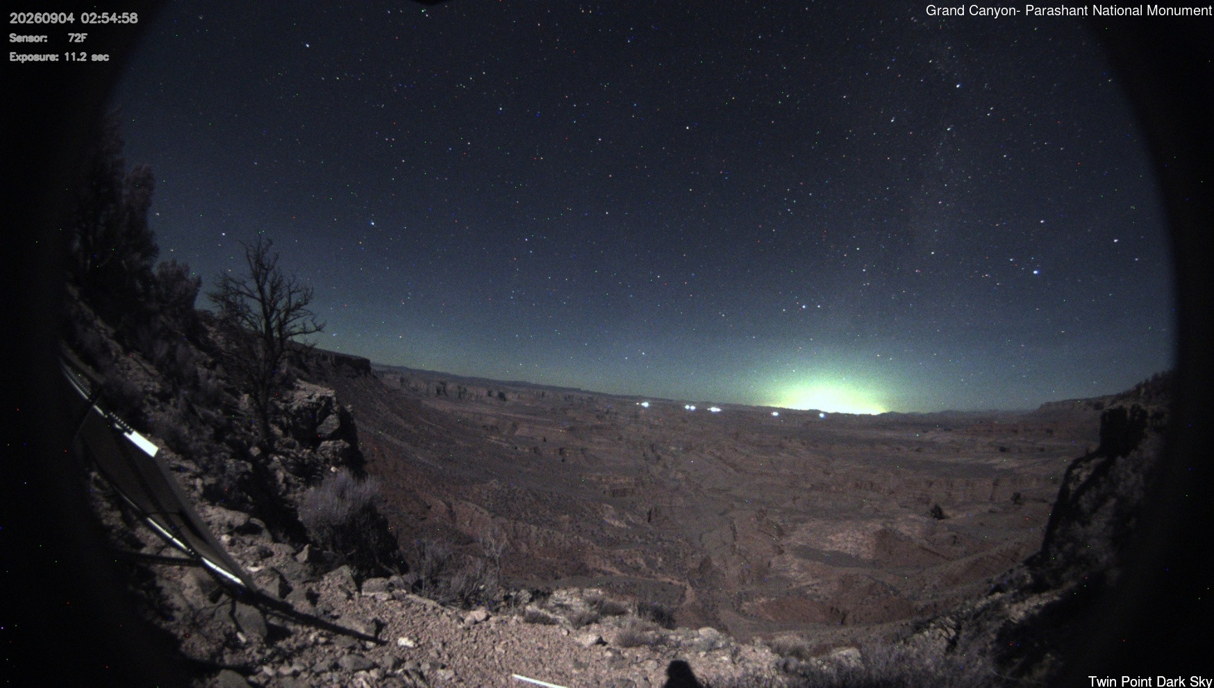view from Twin Point - Dark Sky on 2026-09-04