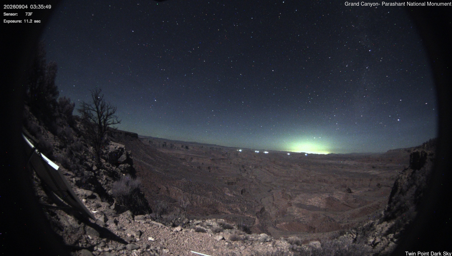 view from Twin Point - Dark Sky on 2026-09-04
