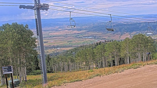 view from Steamboat Four Points on 2026-08-22