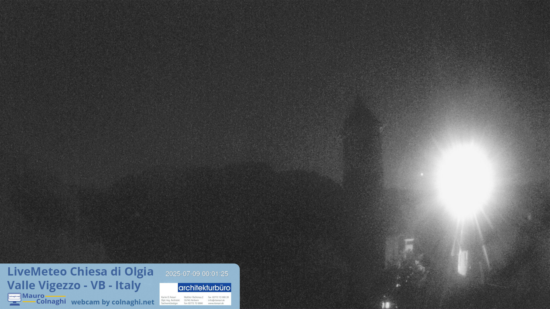 time-lapse frame, Olgia webcam