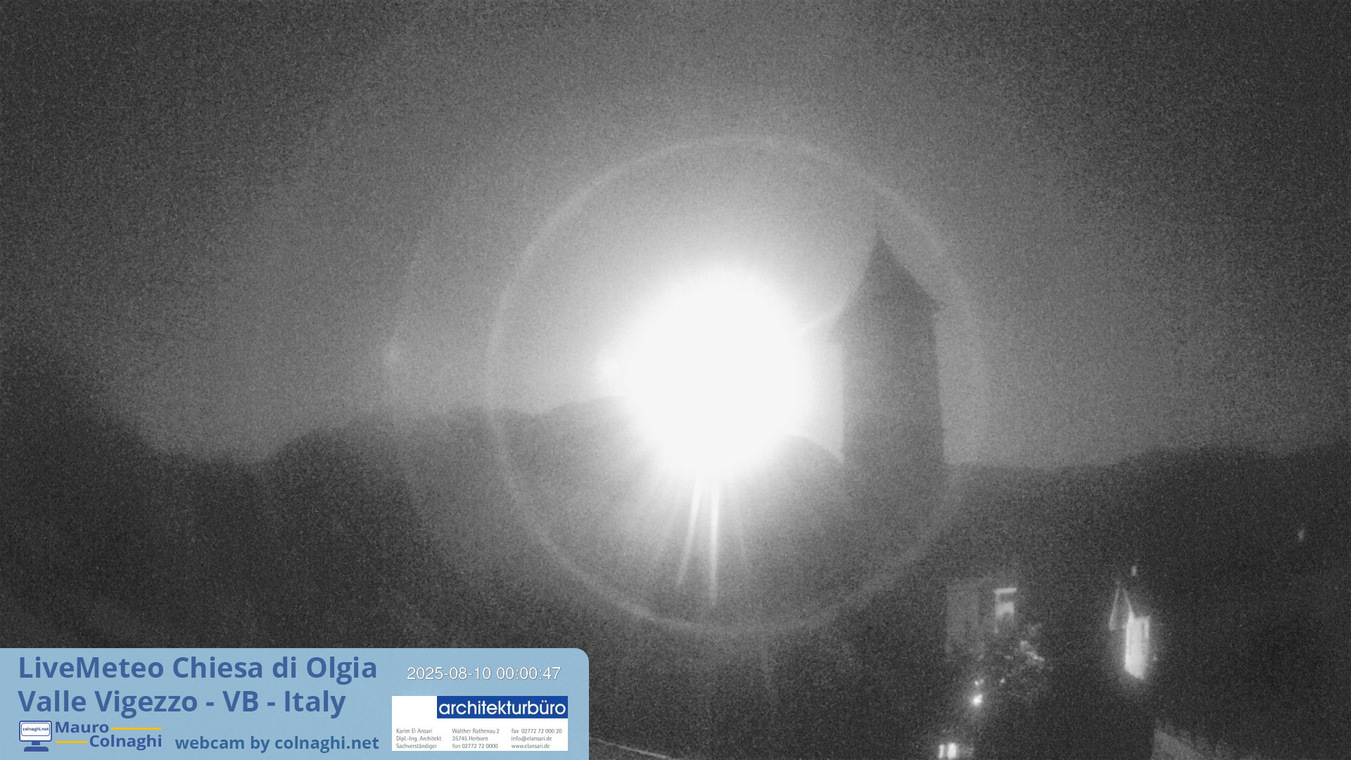 time-lapse frame, Olgia webcam