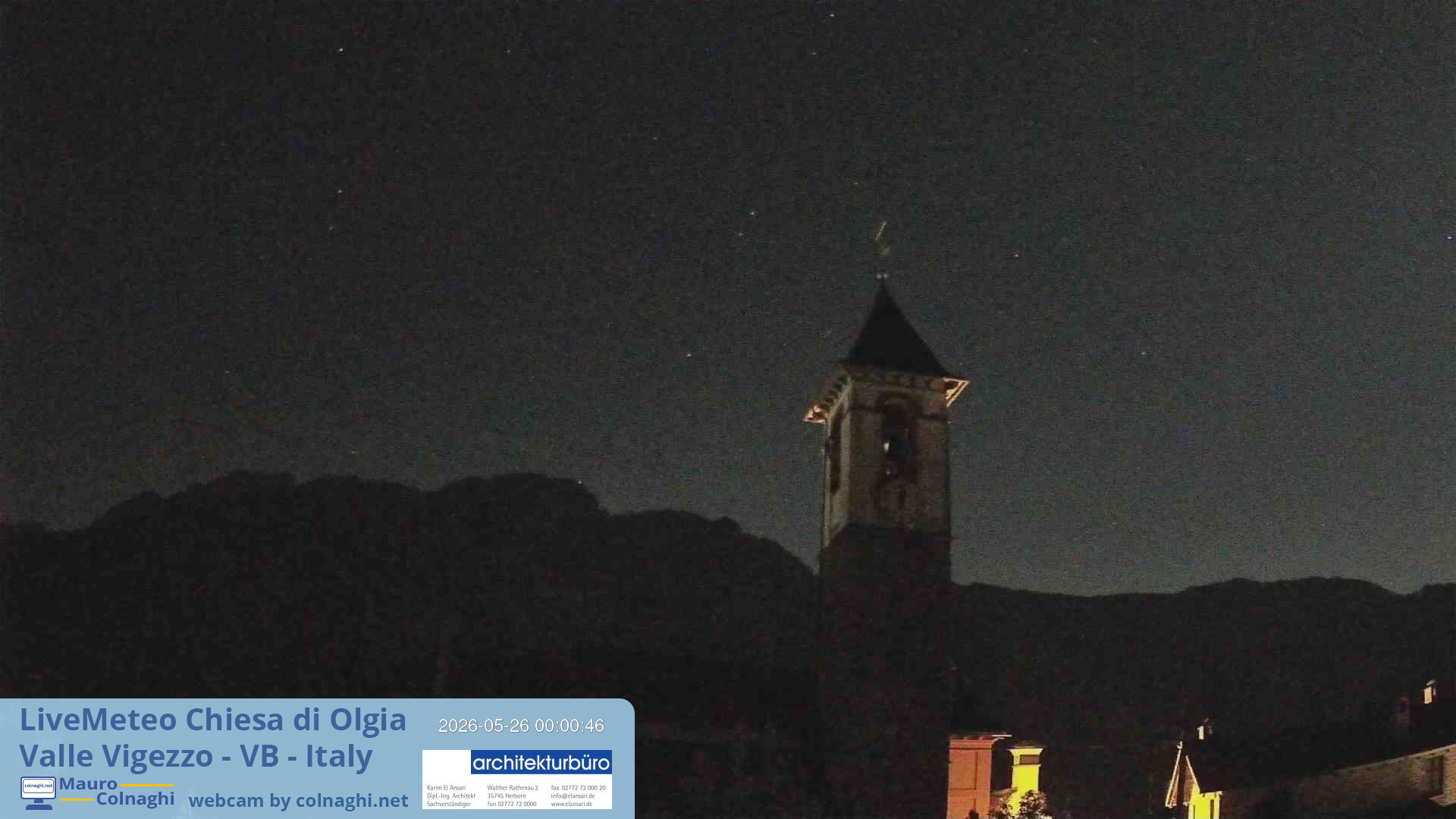 time-lapse frame, Olgia webcam