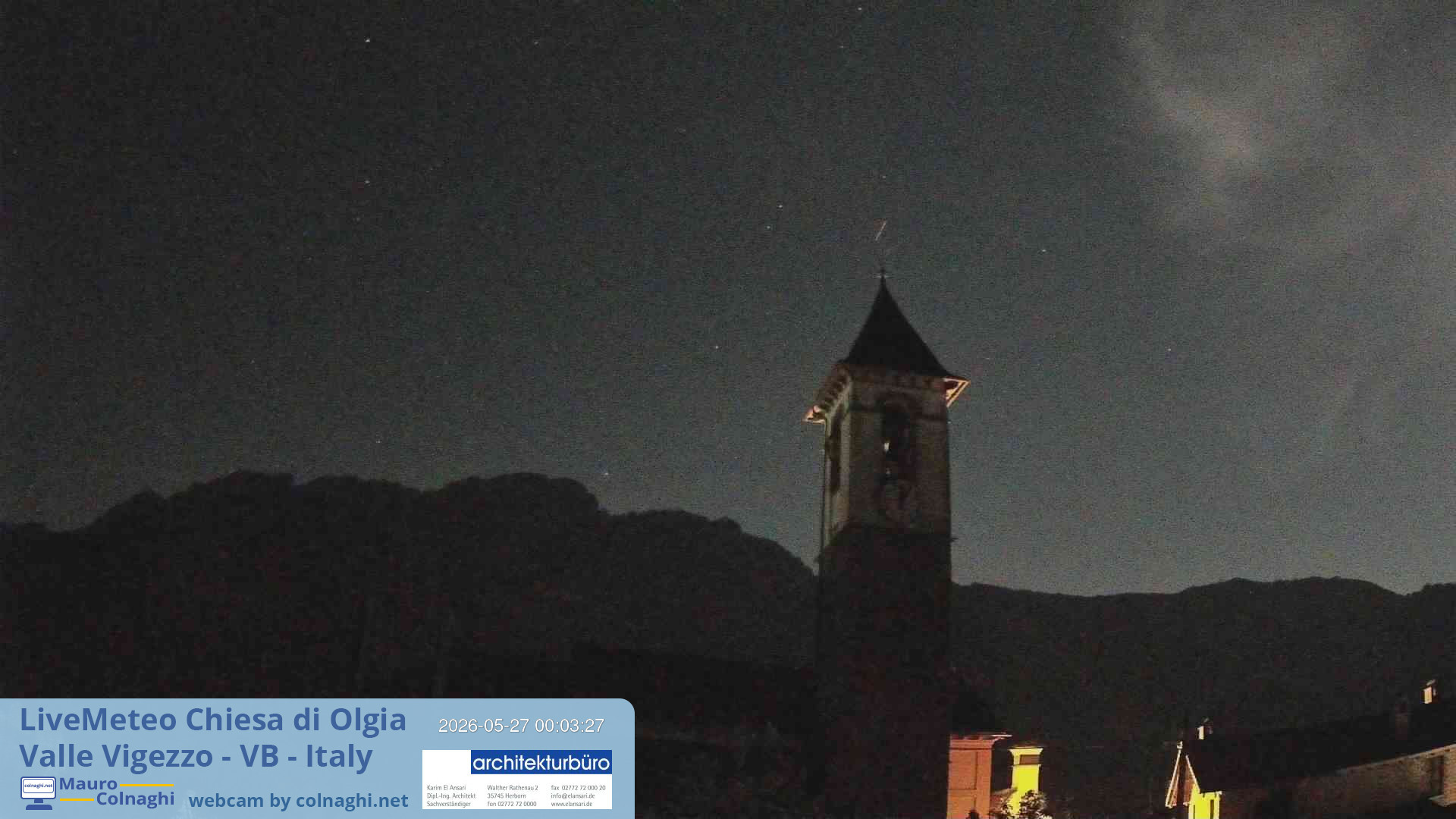 time-lapse frame, Olgia webcam