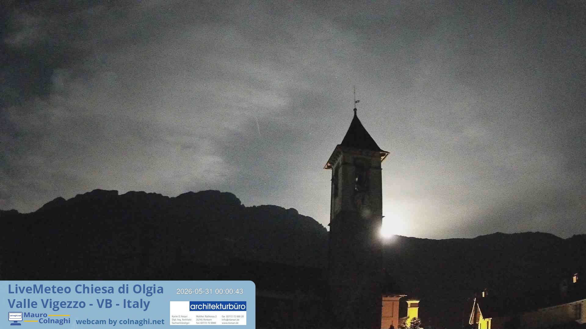 time-lapse frame, Olgia webcam