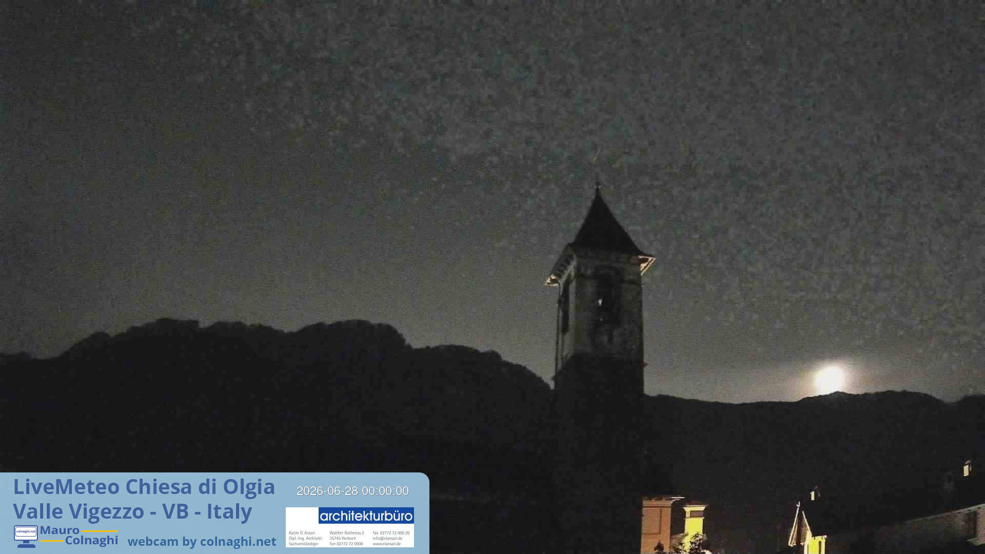 time-lapse frame, Olgia webcam