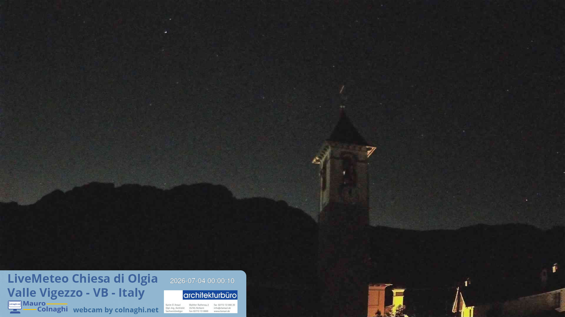 time-lapse frame, Olgia webcam