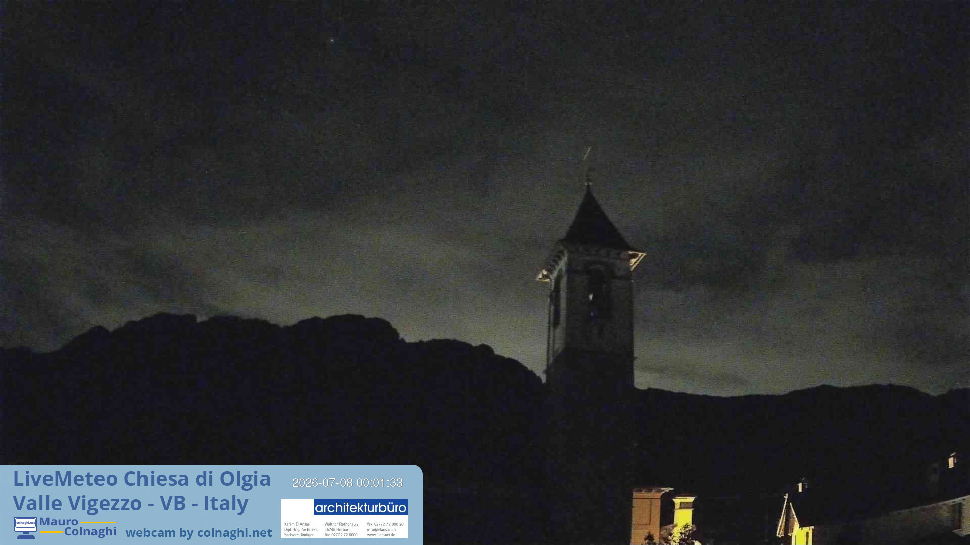 time-lapse frame, Olgia webcam