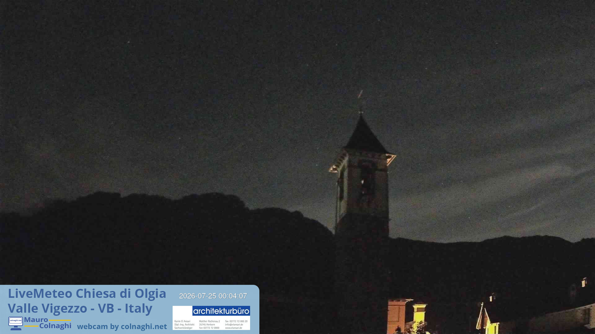 time-lapse frame, Olgia webcam