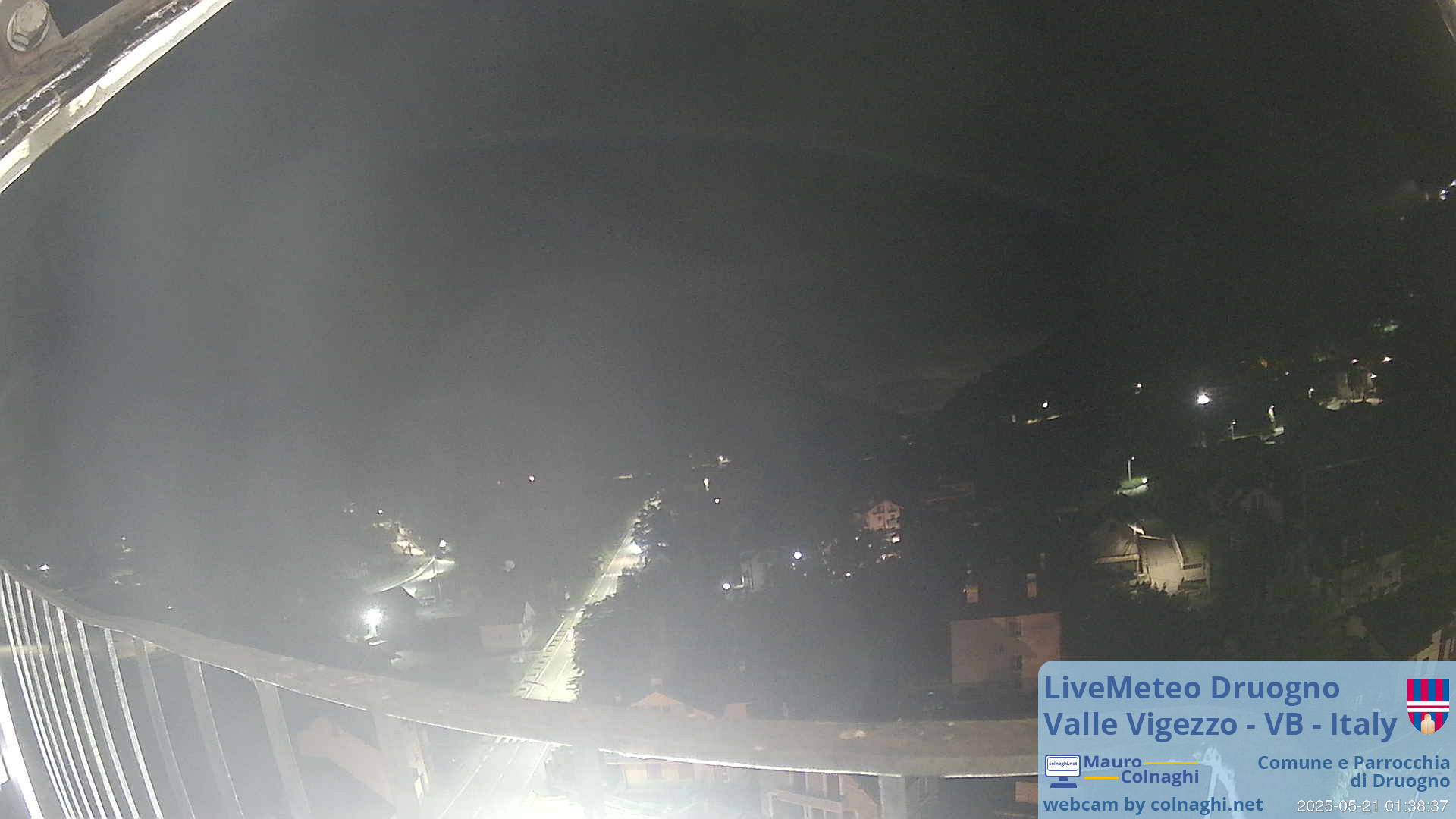 time-lapse frame, Druogno webcam