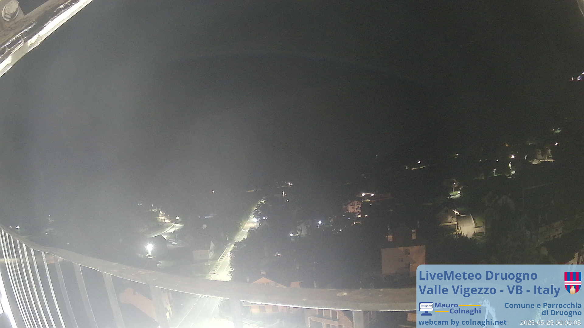 time-lapse frame, Druogno webcam