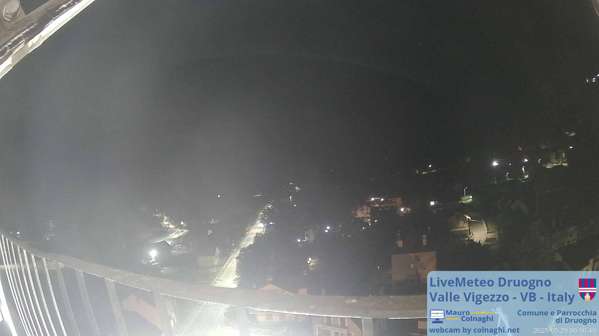 time-lapse frame, Druogno webcam