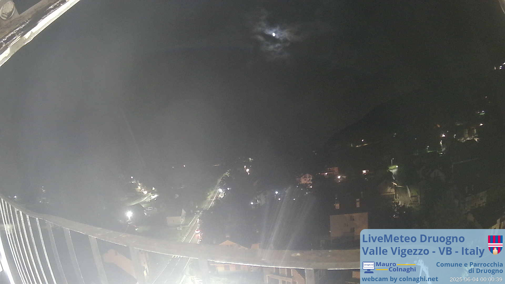 time-lapse frame, Druogno webcam