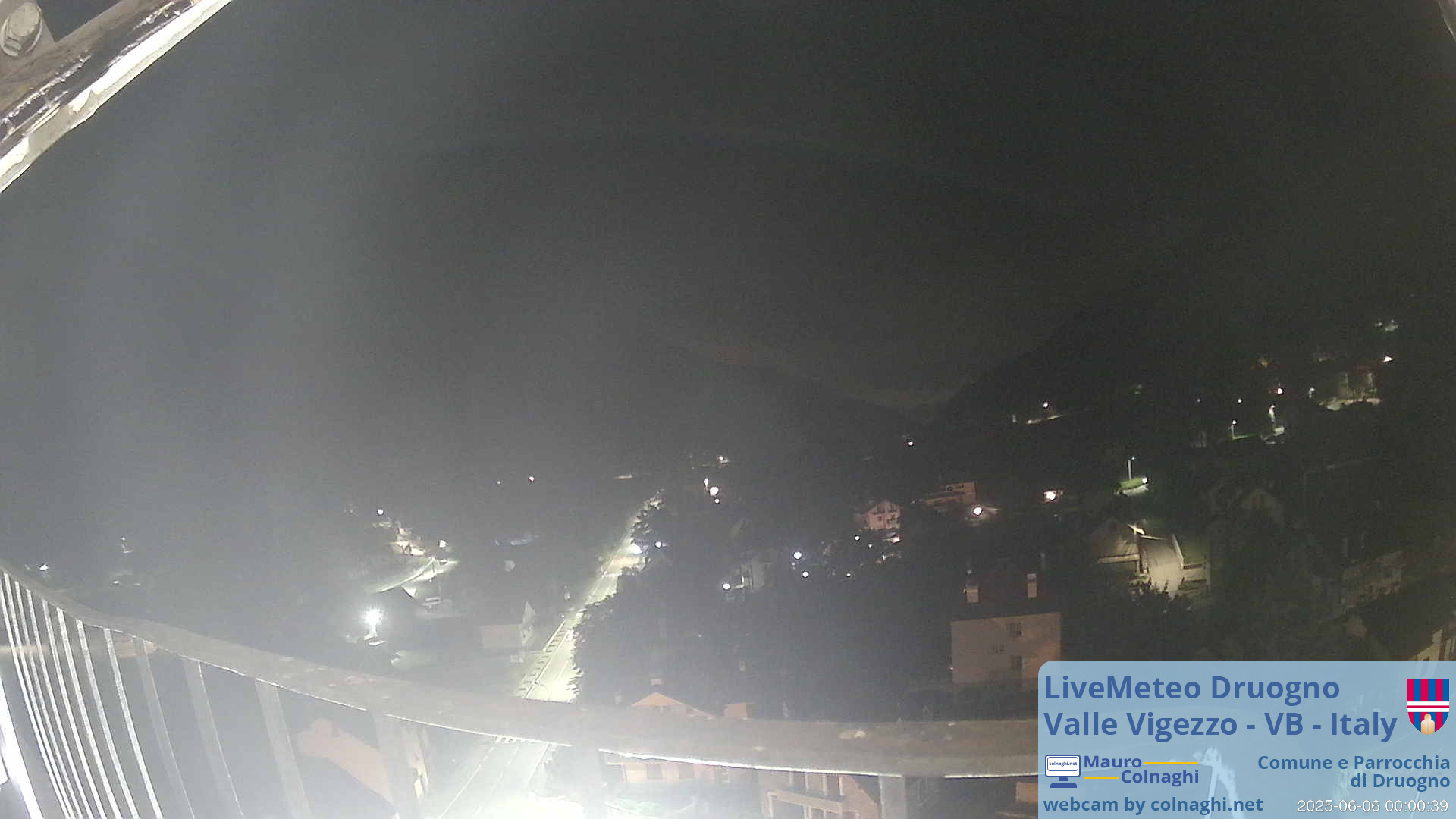 time-lapse frame, Druogno webcam