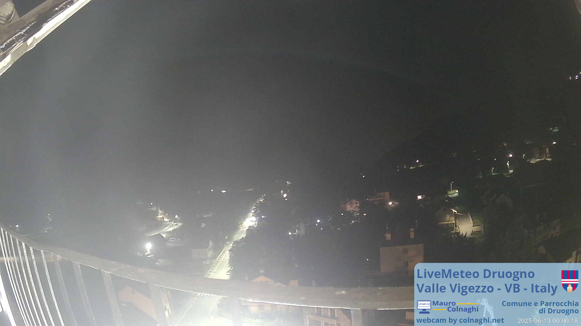 time-lapse frame, Druogno webcam