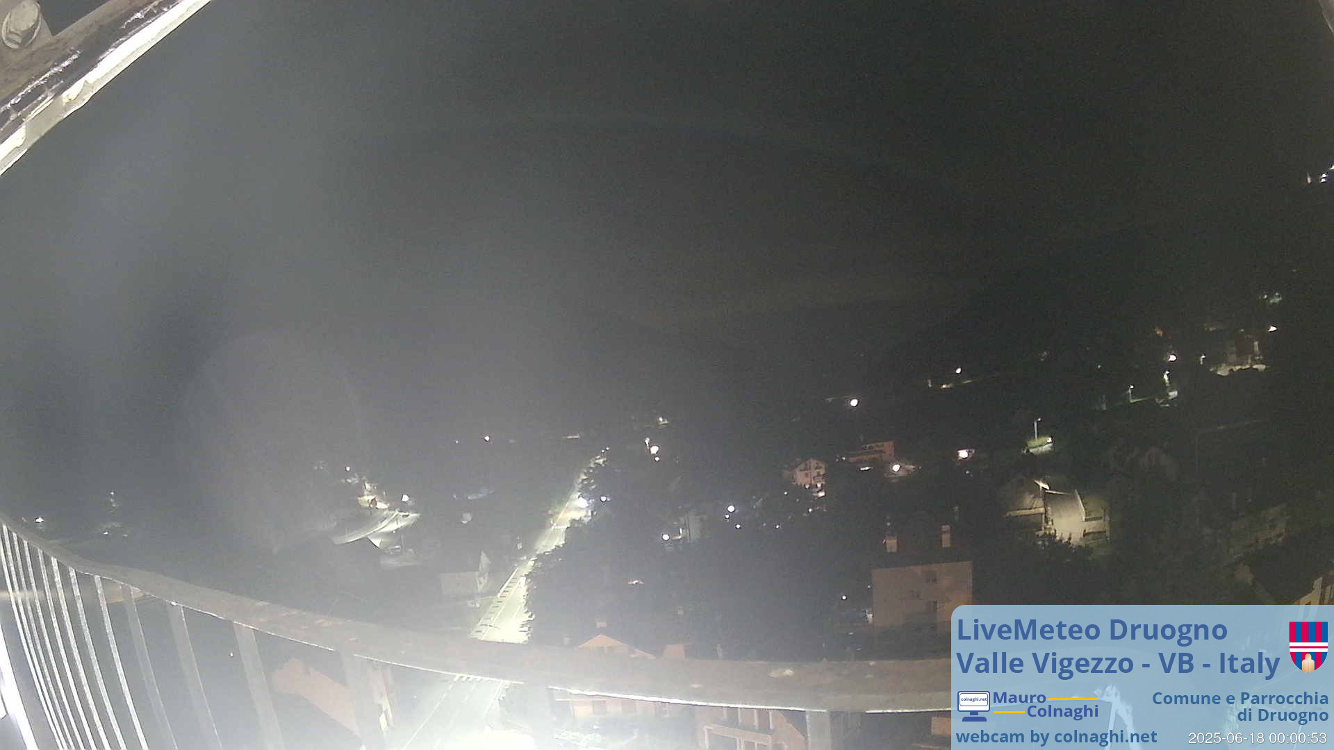 time-lapse frame, Druogno webcam