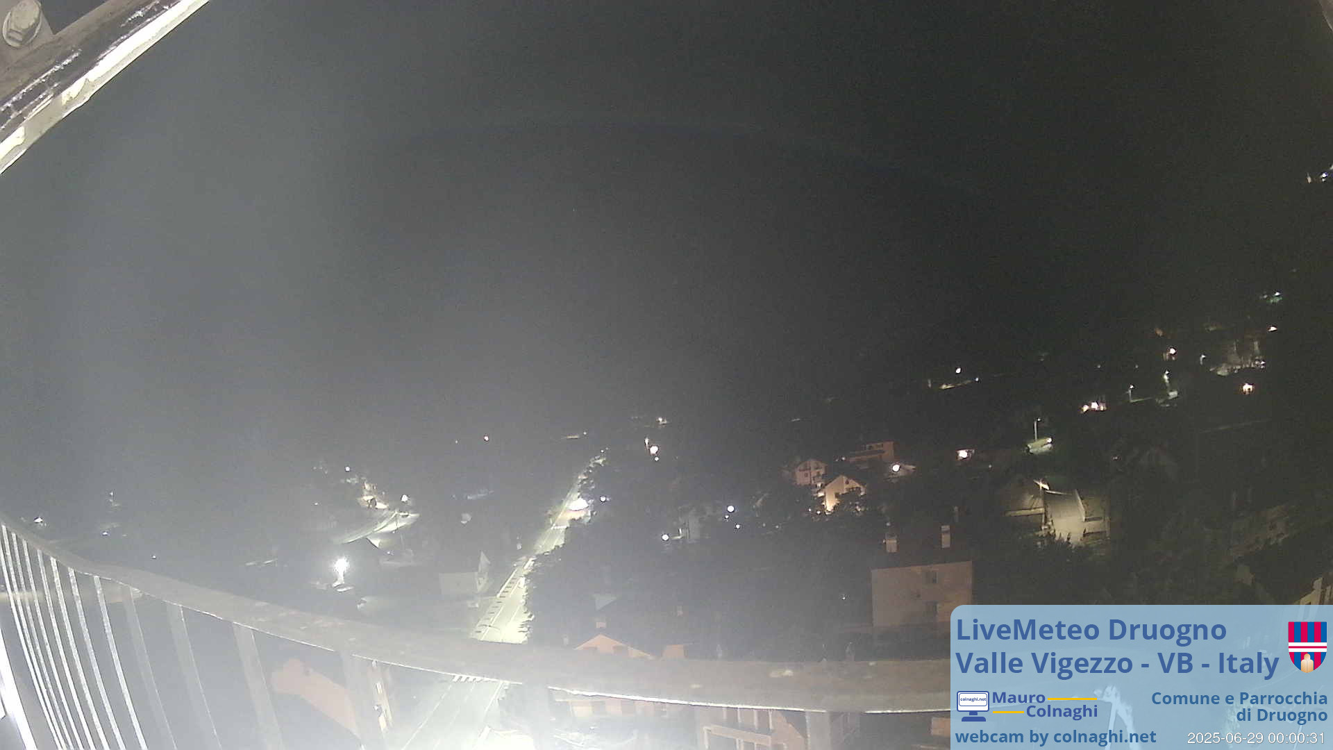 time-lapse frame, Druogno webcam