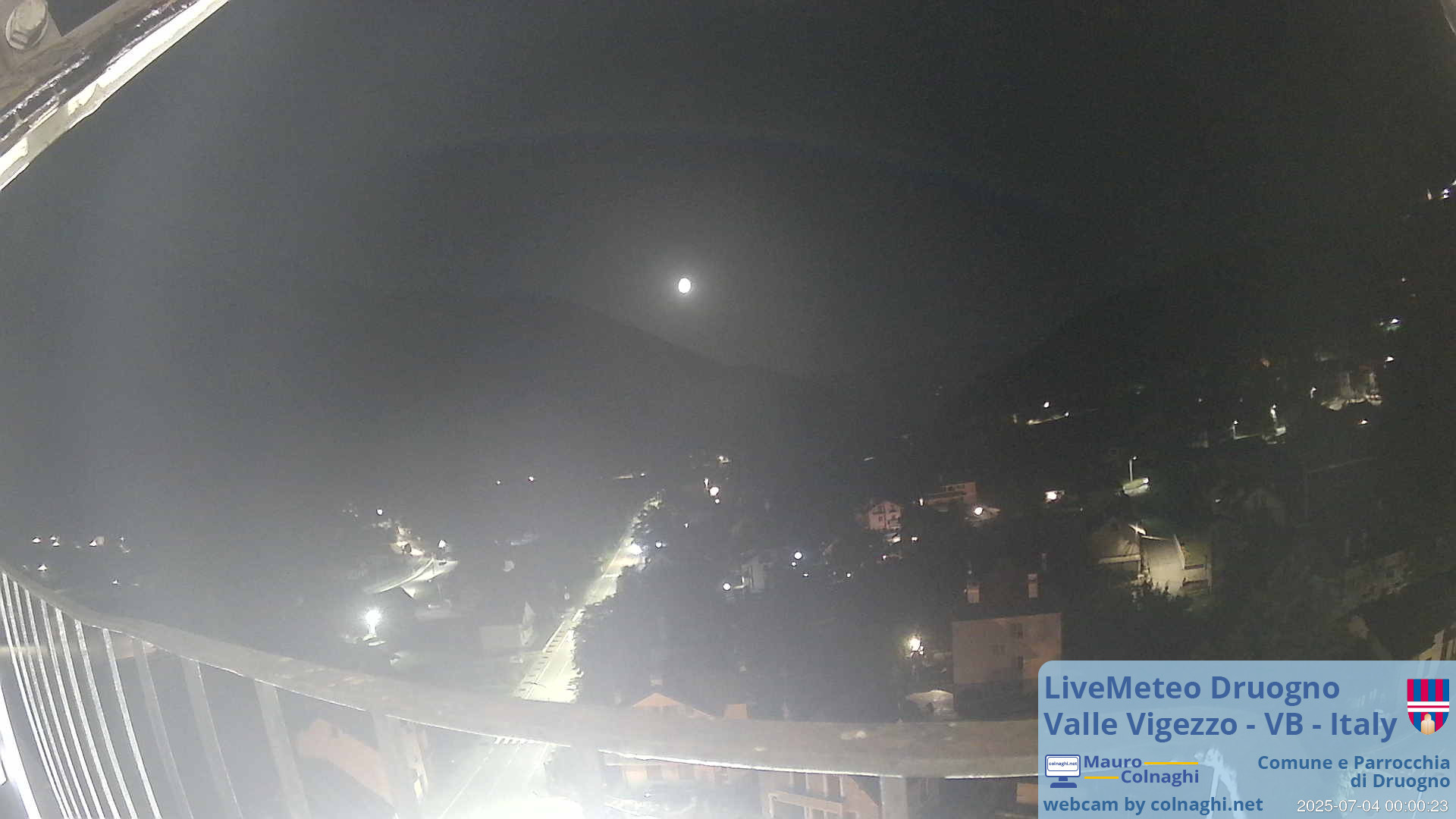 time-lapse frame, Druogno webcam