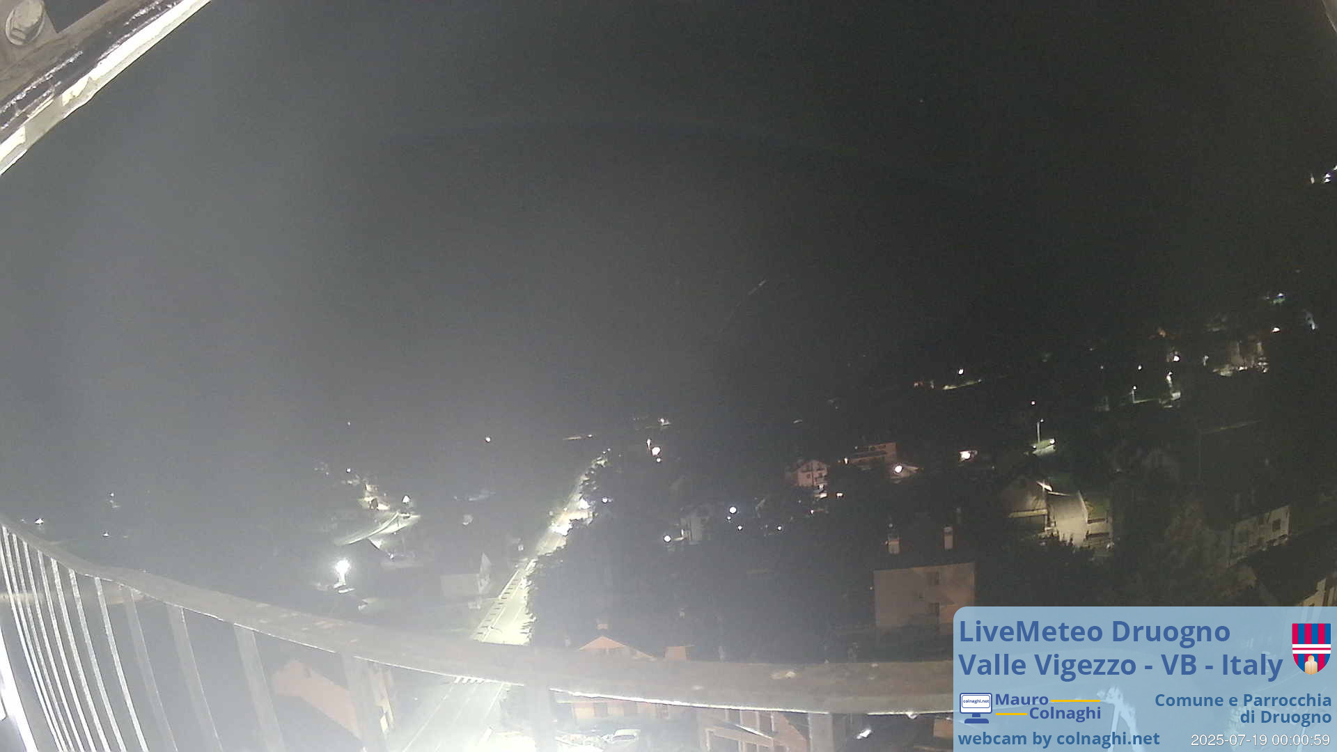 time-lapse frame, Druogno webcam