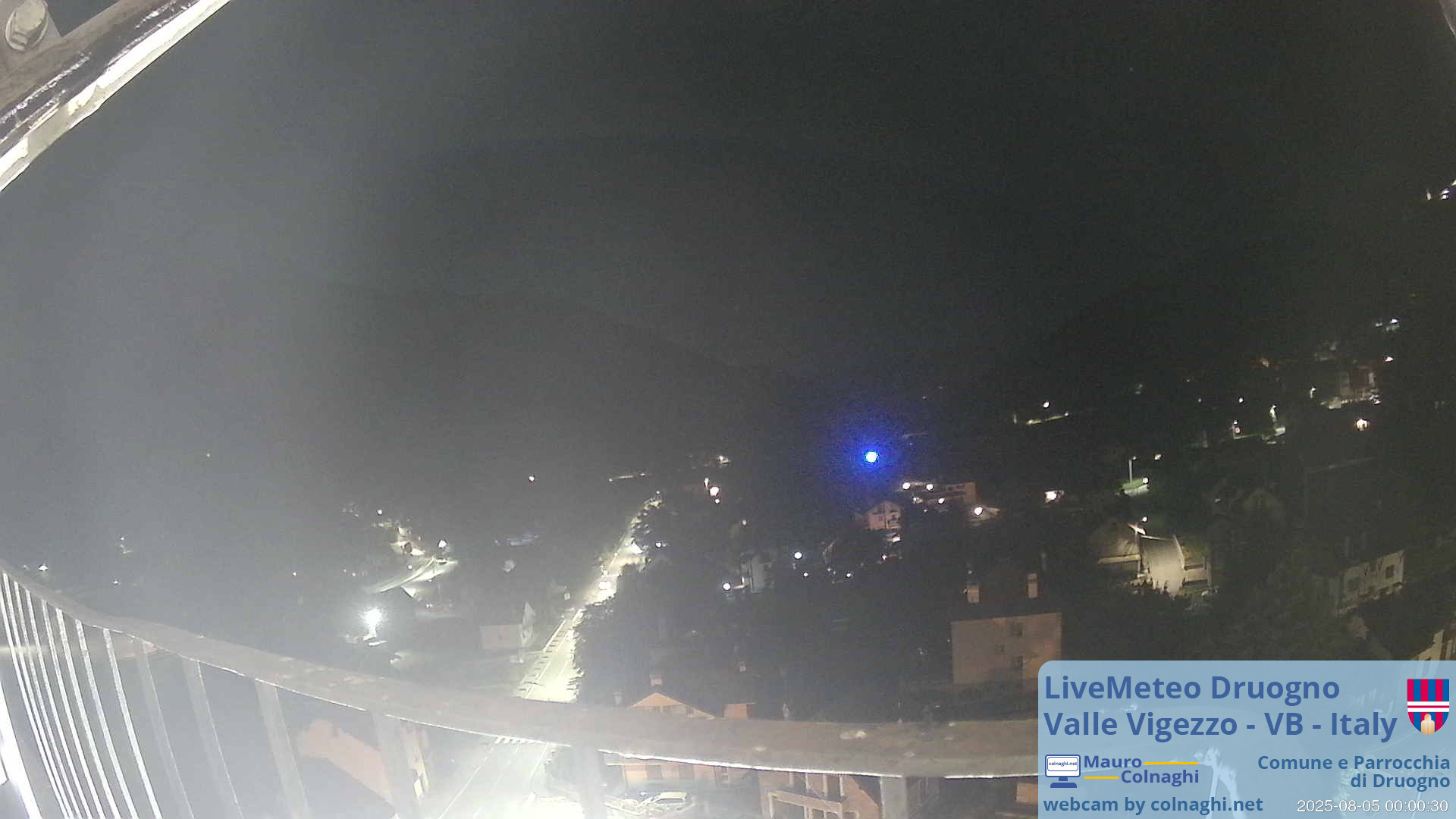 time-lapse frame, Druogno webcam
