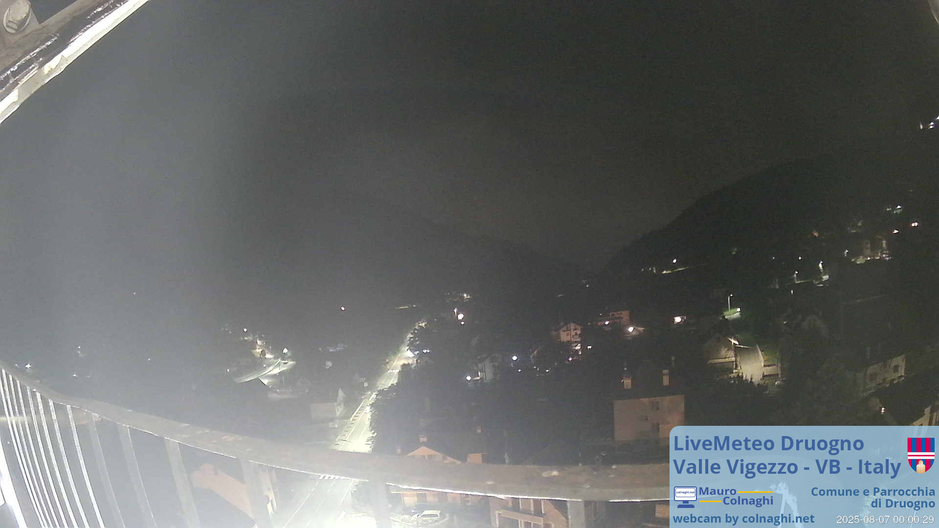 time-lapse frame, Druogno webcam
