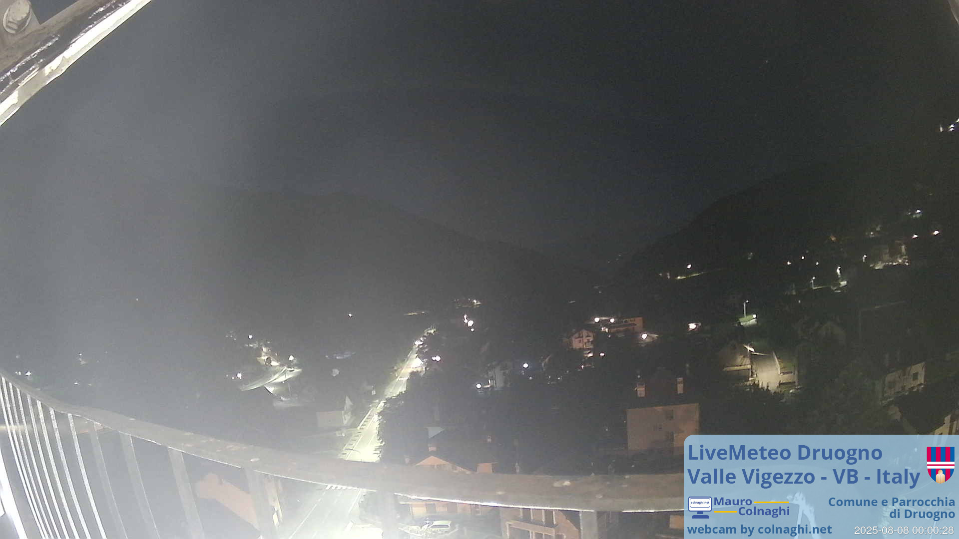 time-lapse frame, Druogno webcam