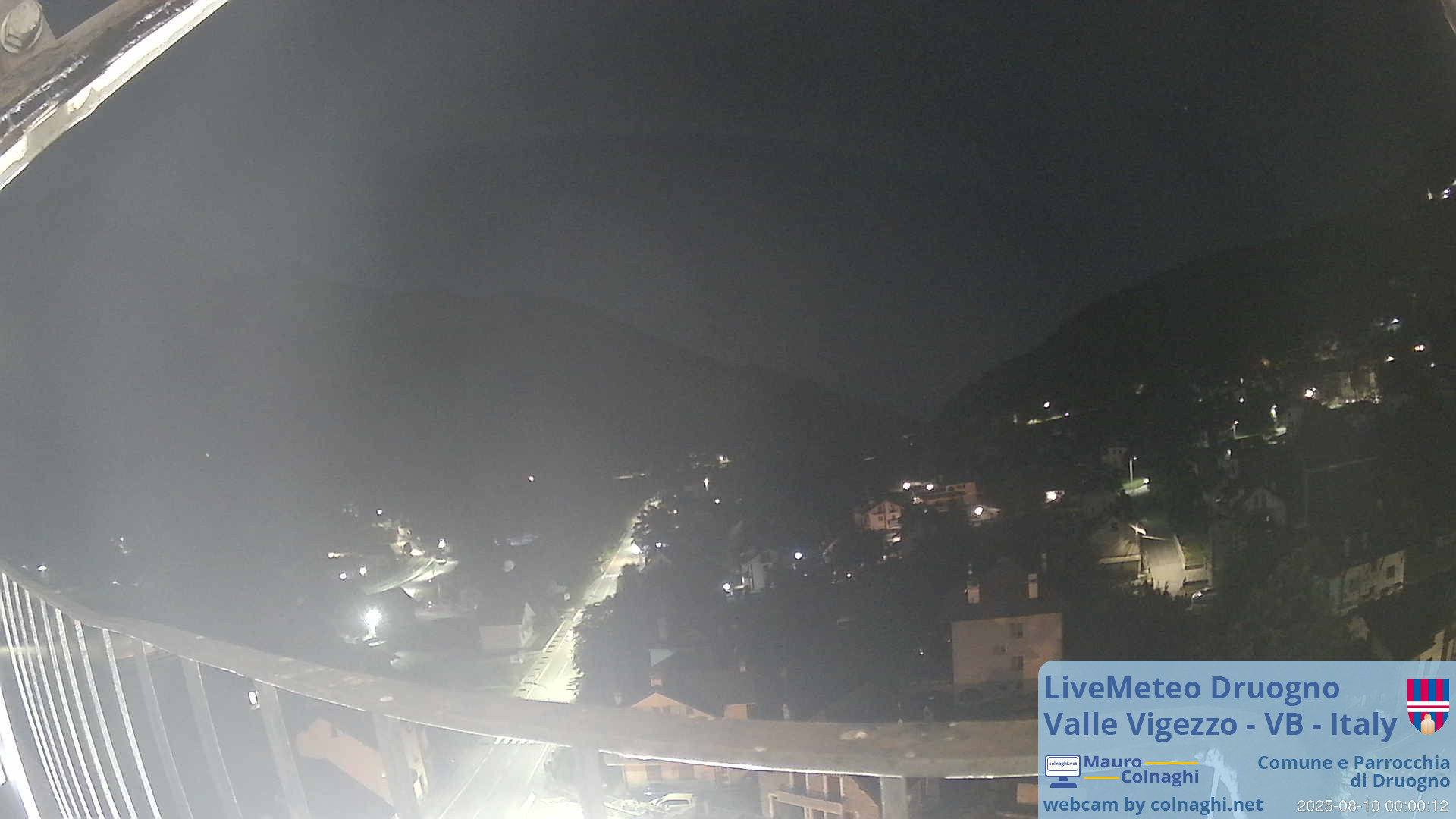time-lapse frame, Druogno webcam