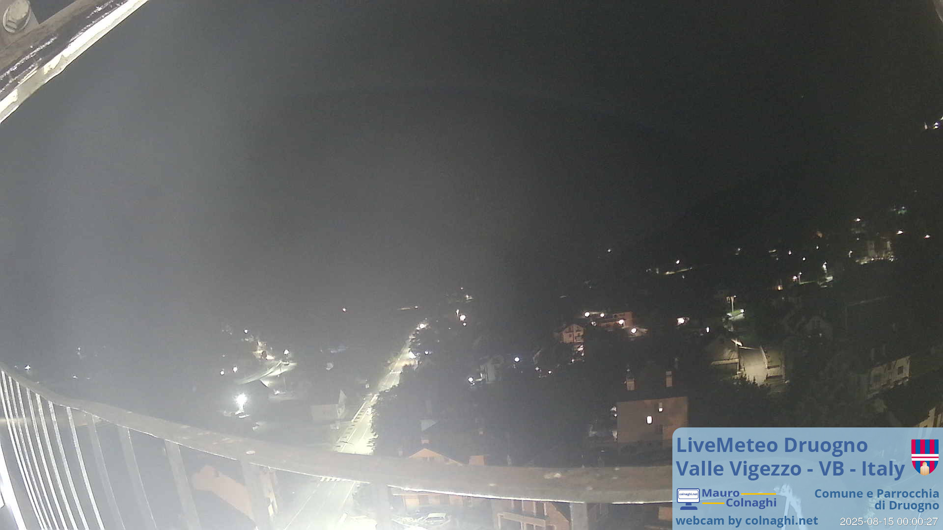 time-lapse frame, Druogno webcam