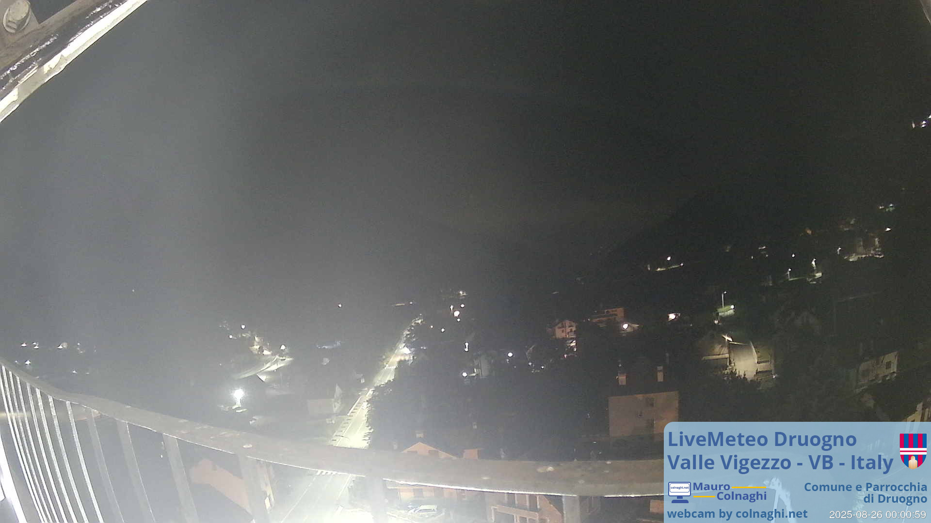 time-lapse frame, Druogno webcam