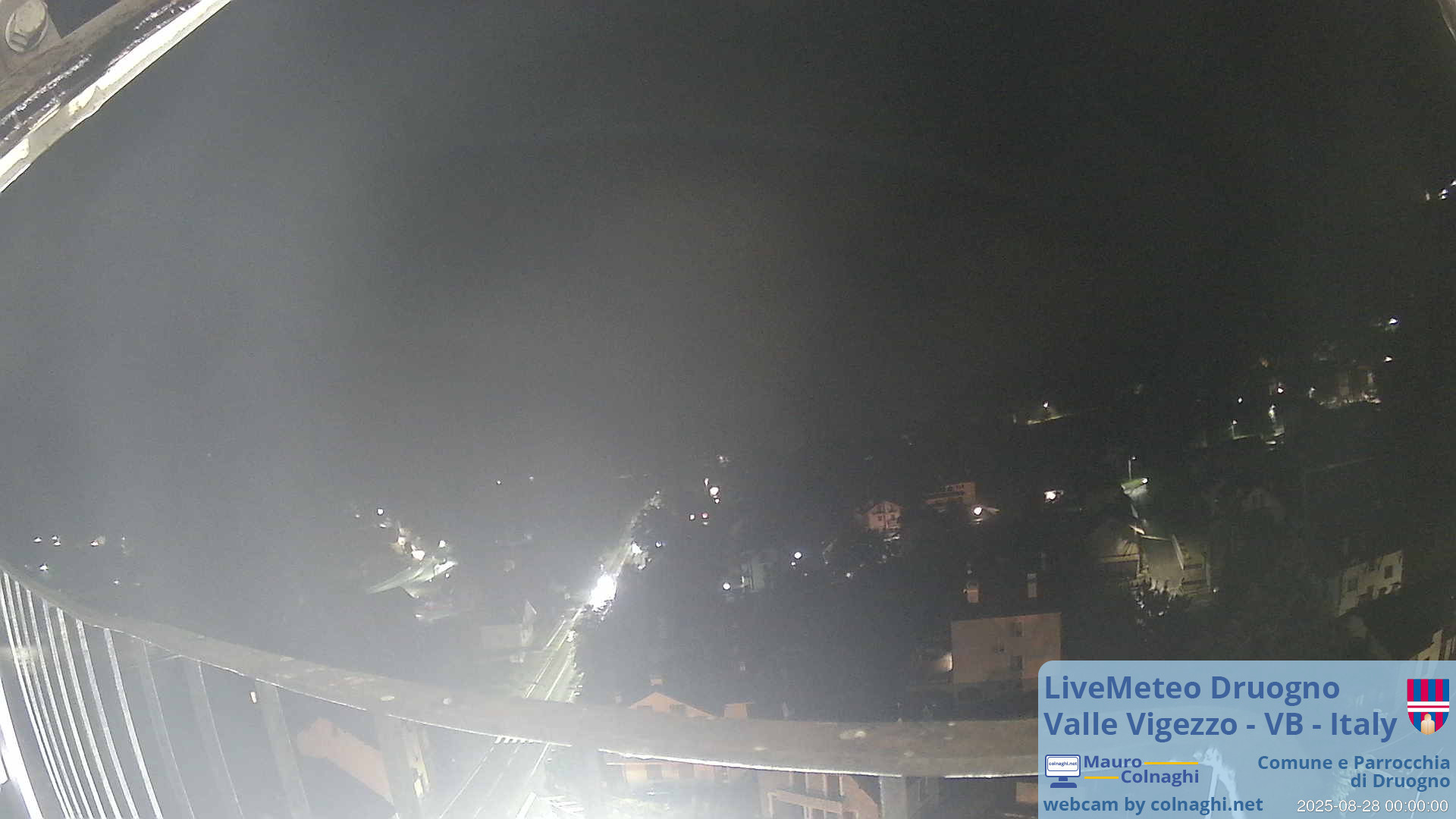 time-lapse frame, Druogno webcam